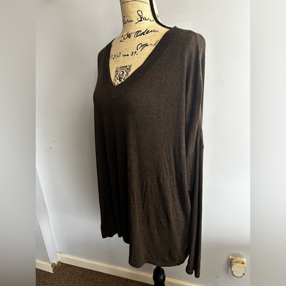 Cabi top long sleeve lightweight oversized casual preppy comfy - Picture 6 of 11